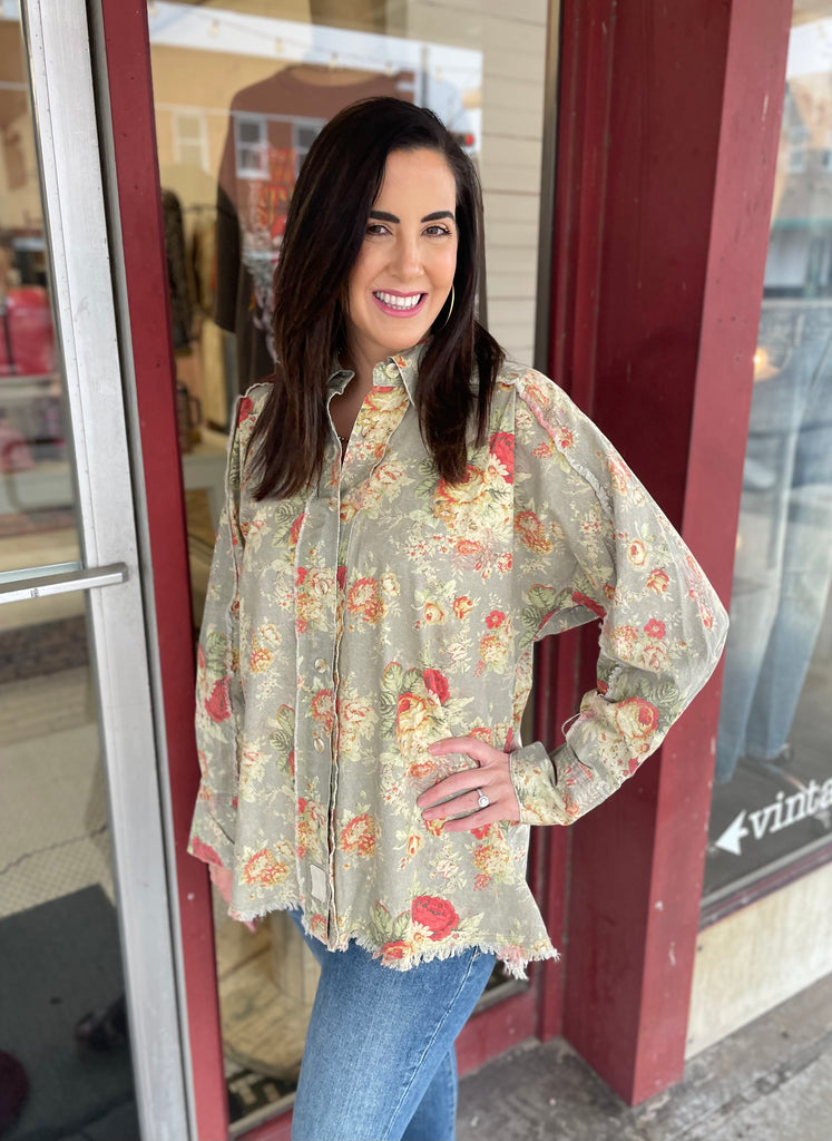 The Star Catcher - Floral Meadow Shirt