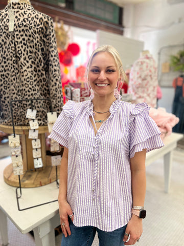 The Brealynn Lavender Top