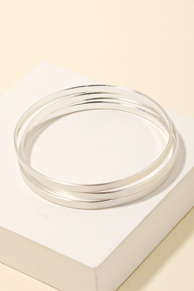 Triple Bangle Bracelet Set