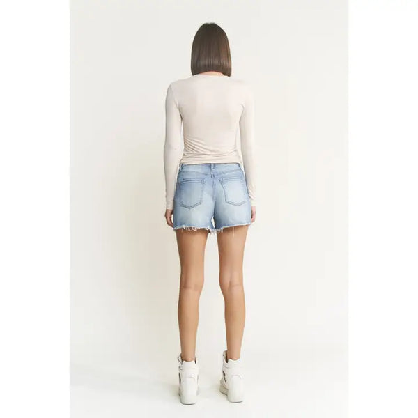 The Erin Frayed Hem Shorts