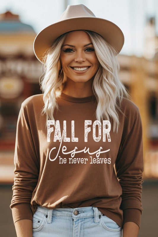 FALL for Jesus Long Sleeve