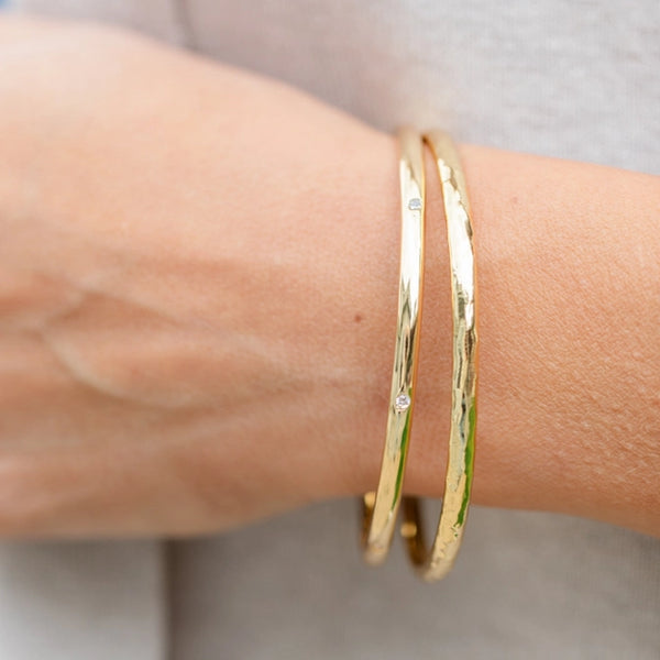 Gold Bangle Bracelet