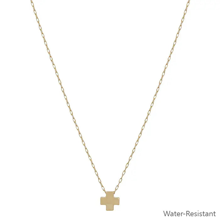 GOLD CROSS NECKLACE