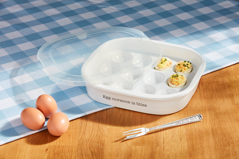 Mud Pie Deviled Egg Tray with Lid