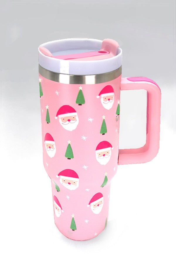 Santa 40oz Stainless Steel Tumbler