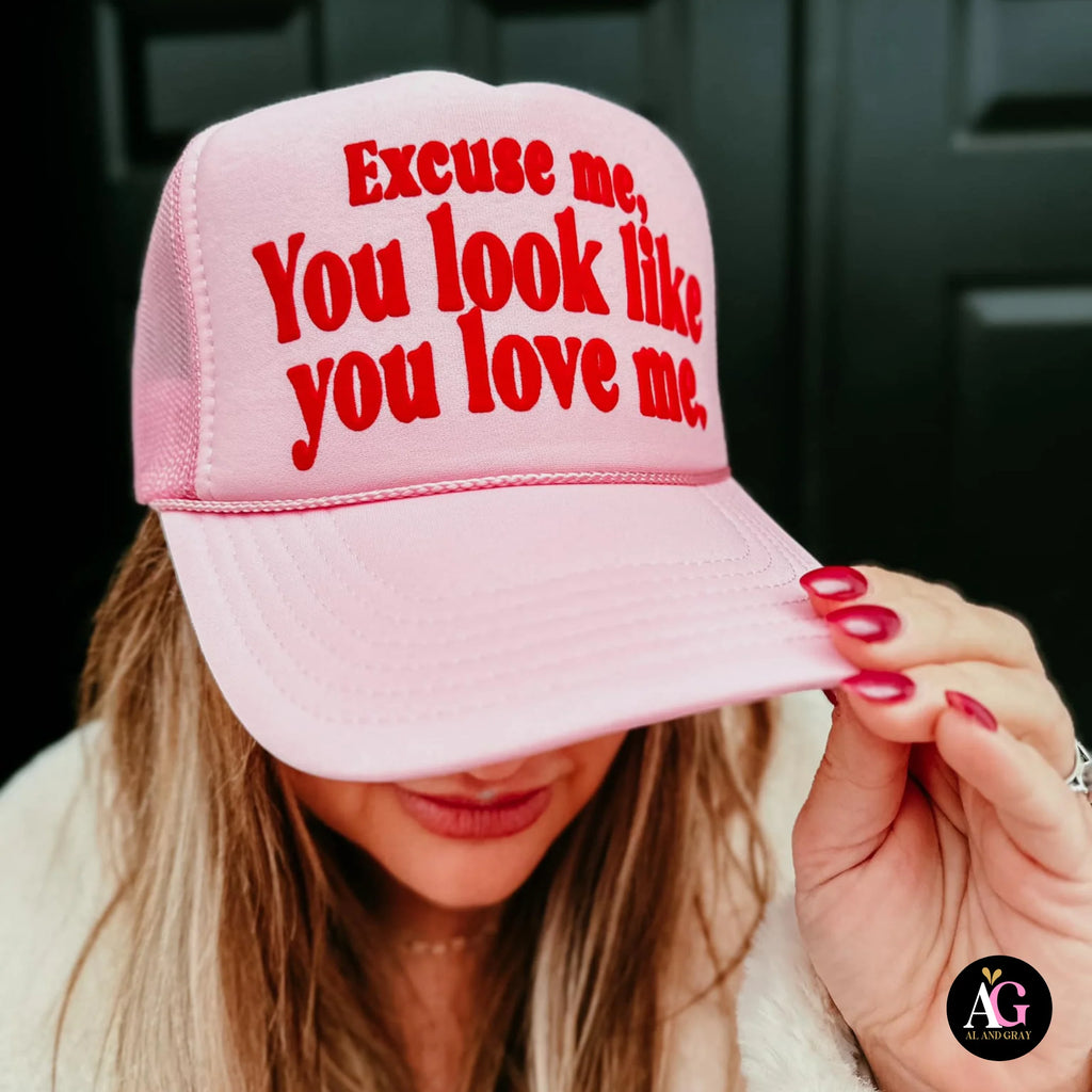 Pink Trucker Cap "Excuse Me"